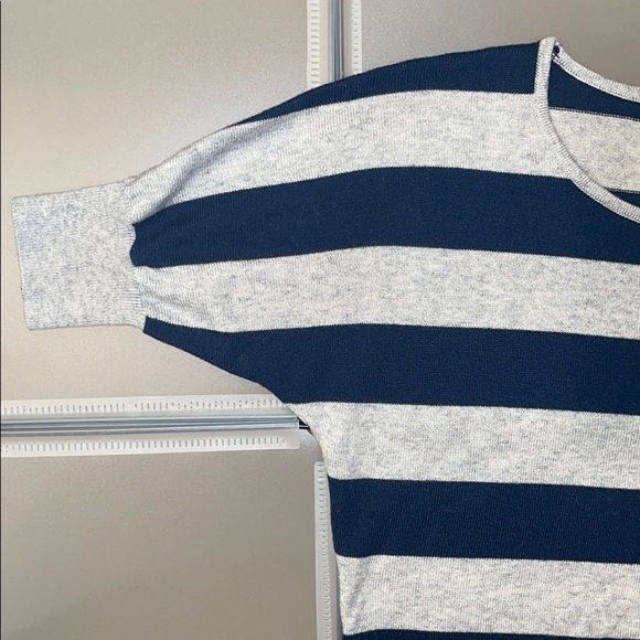 Short Sleeve Striped Sweater - Picture 7 of 9